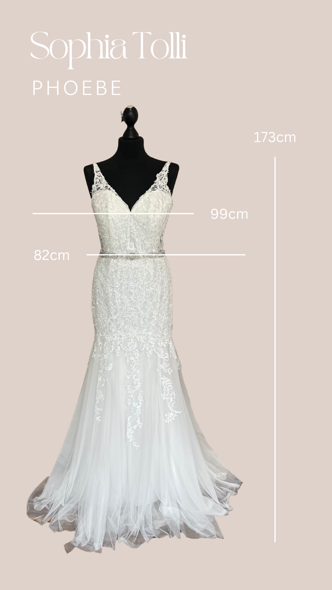 Sophia Tolli - Phoebe - Bridal size 14