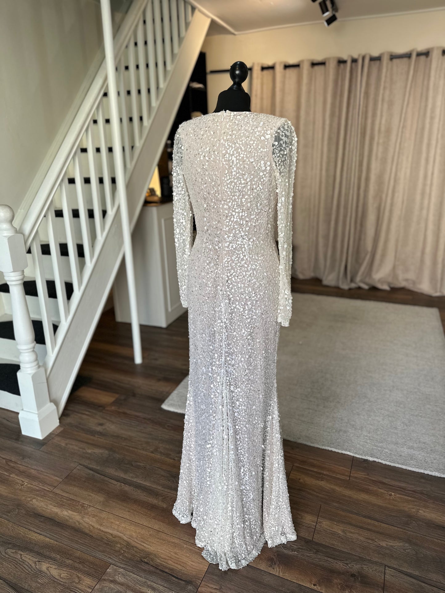 Long sleeve sequin dress - Size 12