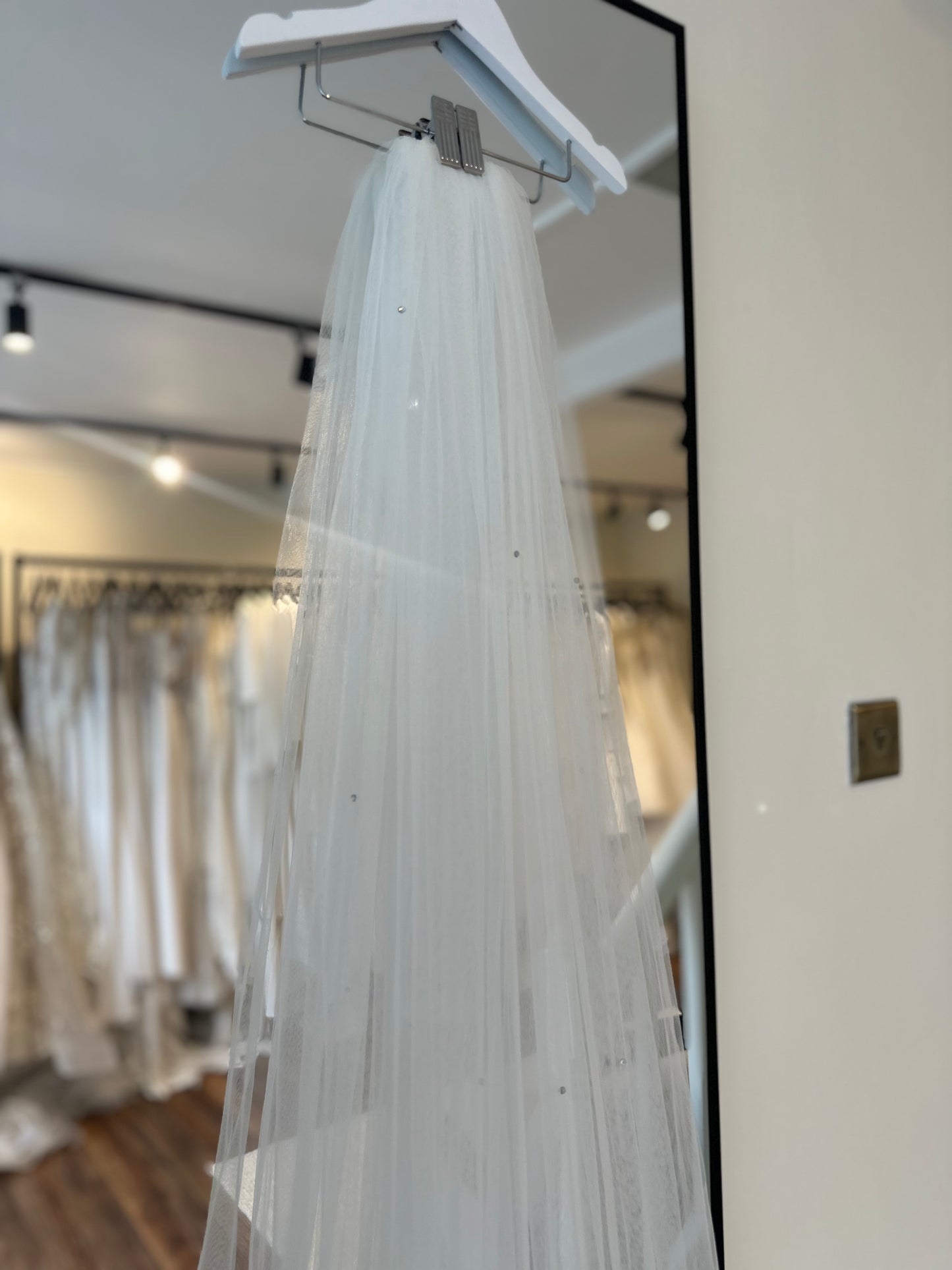 Diamante veil - cathedral length 300cm