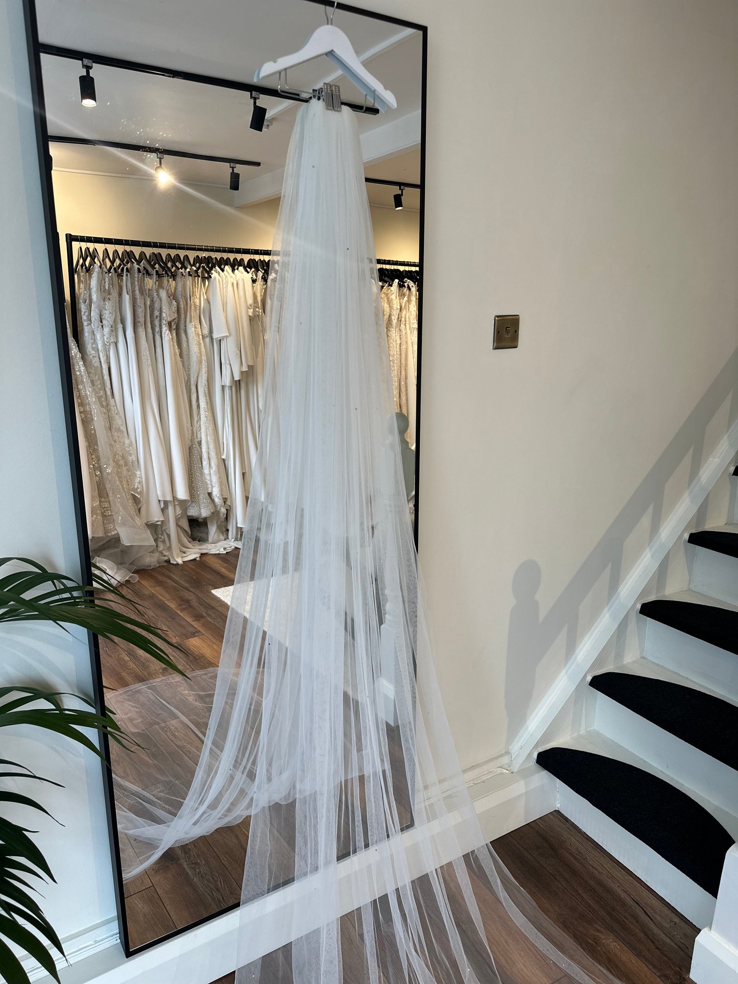 Diamante veil - cathedral length 300cm