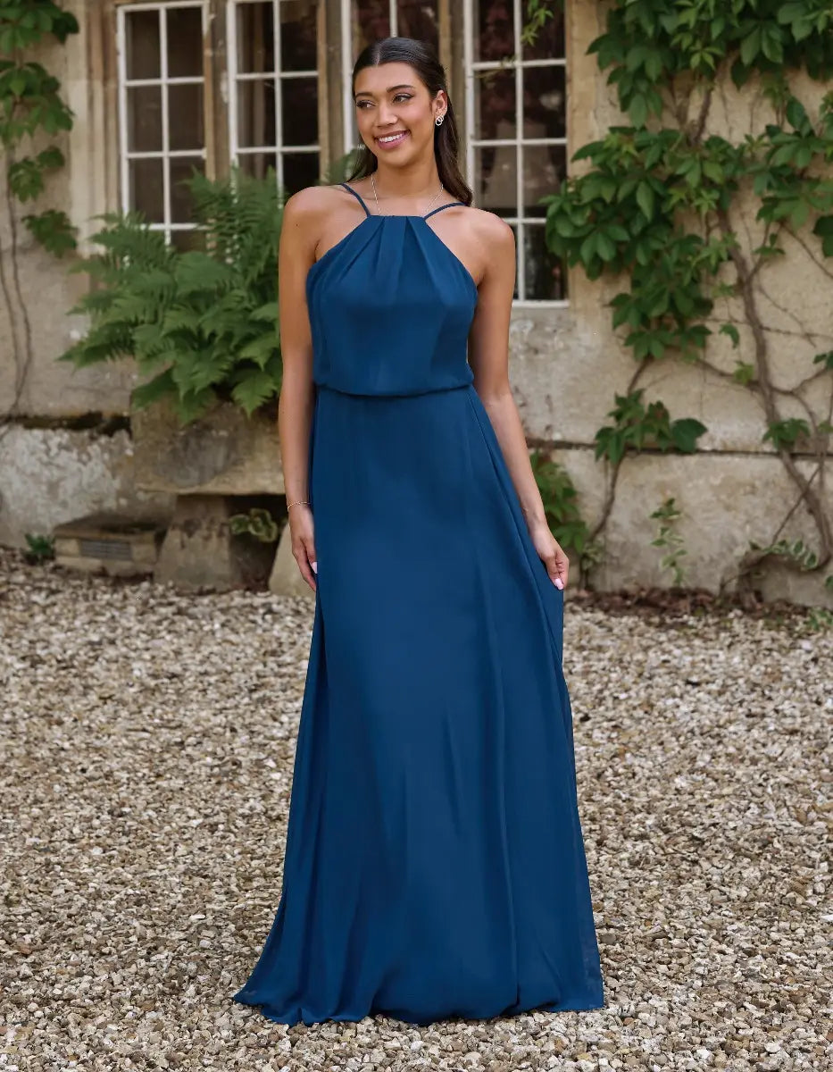 Bella Navy bridesmaid dress - Size 12