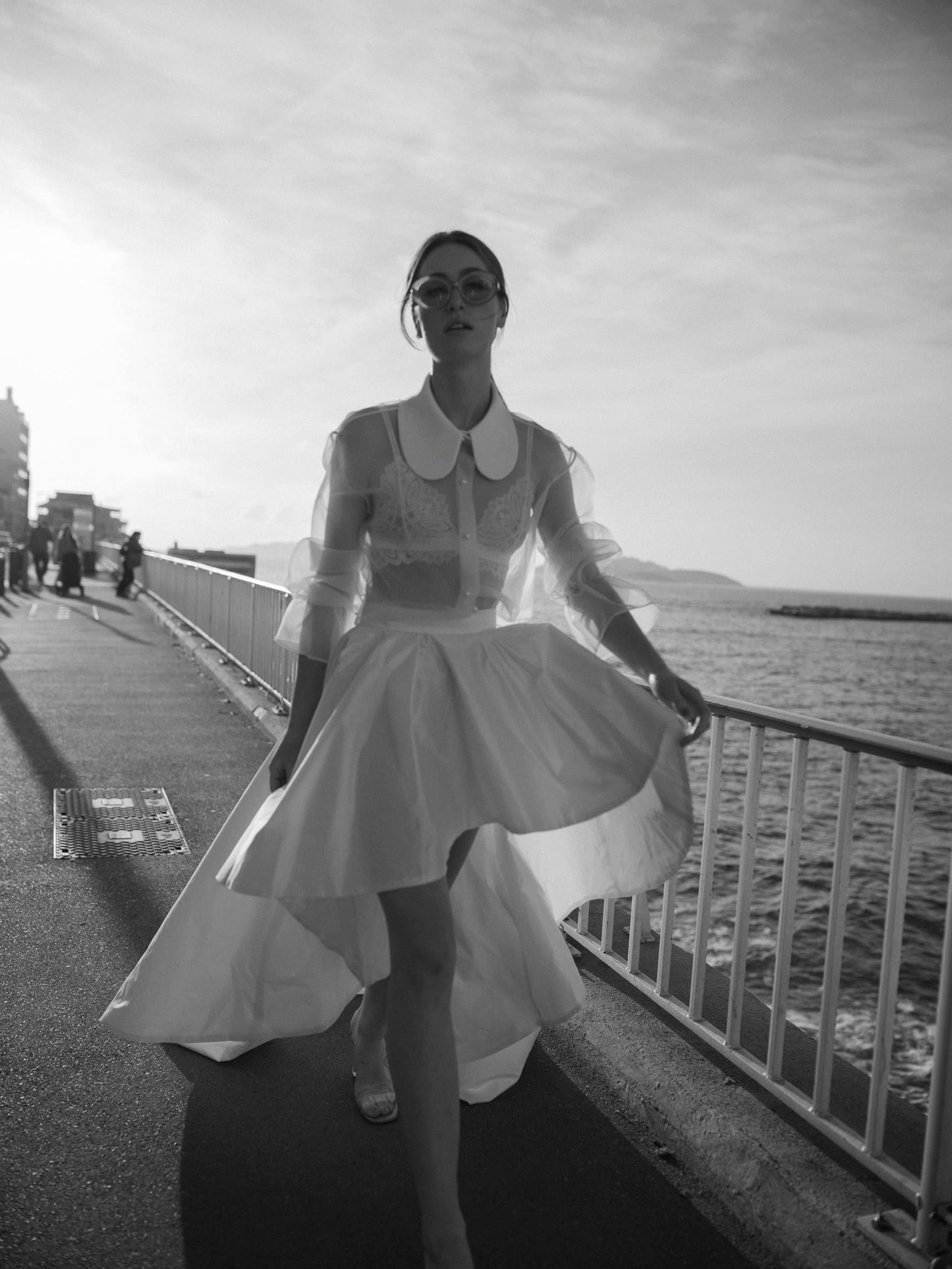 By Romance - Isabelle asymmetric skirt