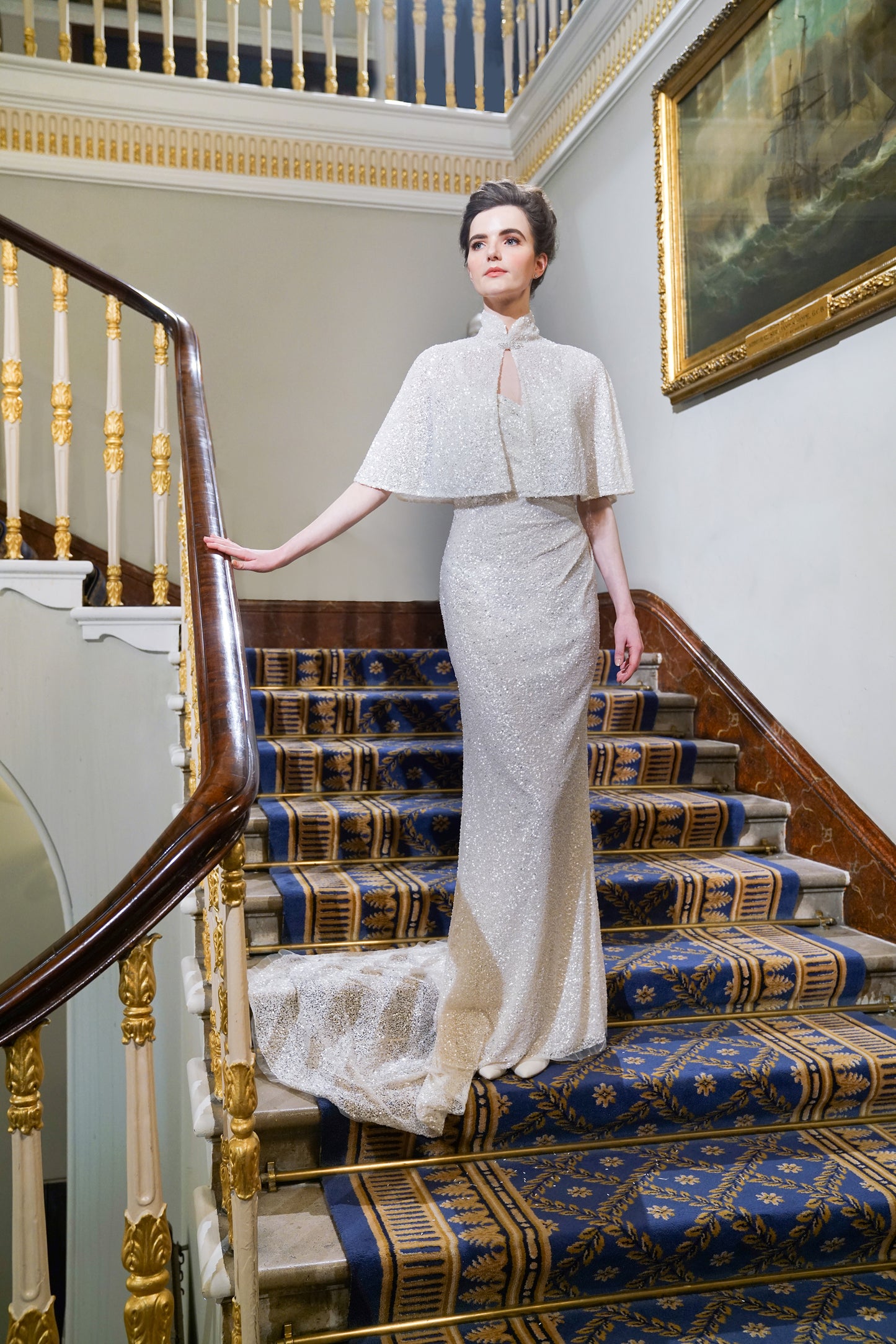 Eliza Jane Howell - Chloe with cape - Bridal size 18