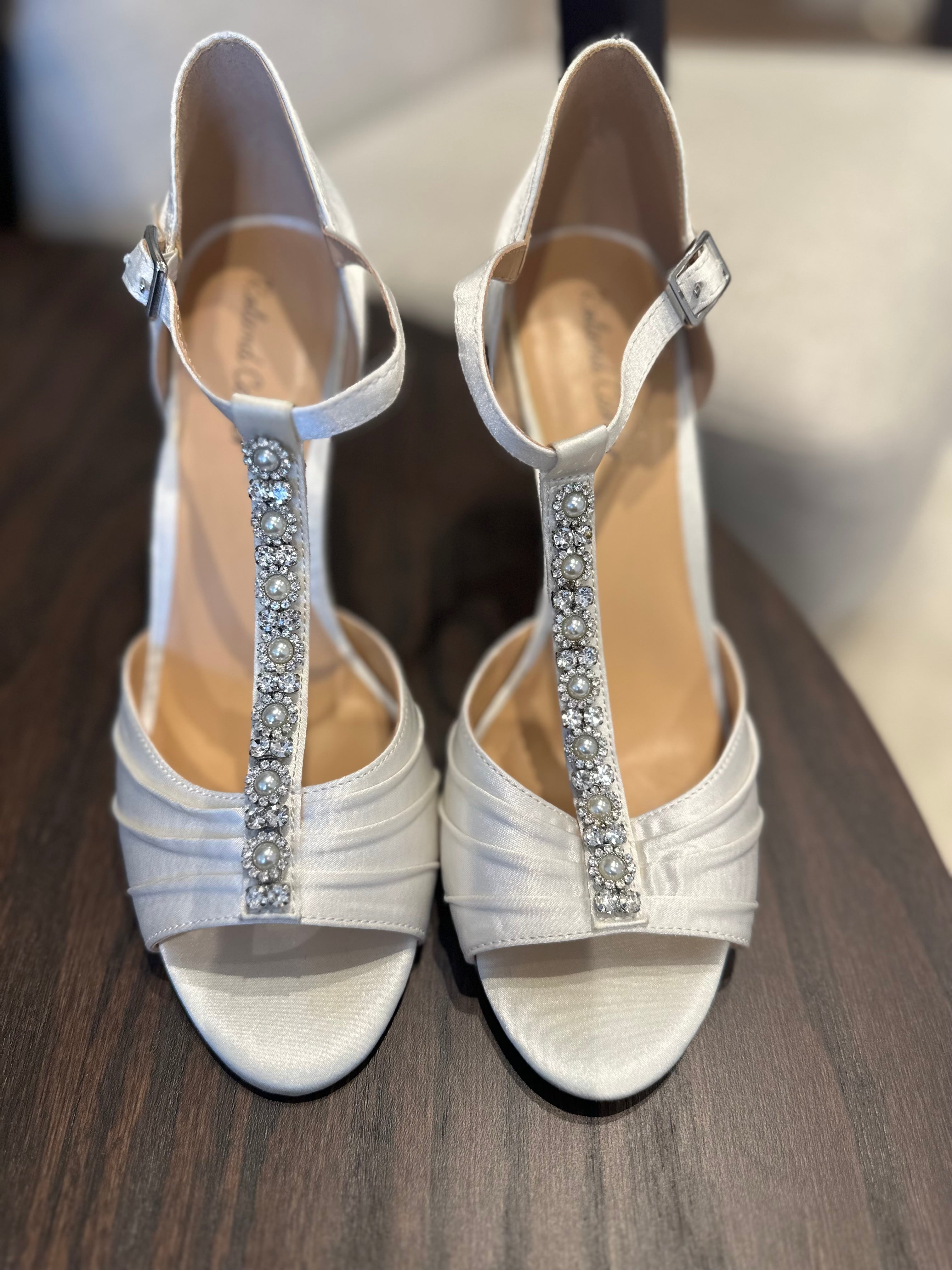 Roland Cartier bridal heels UK5 Cirqbridal