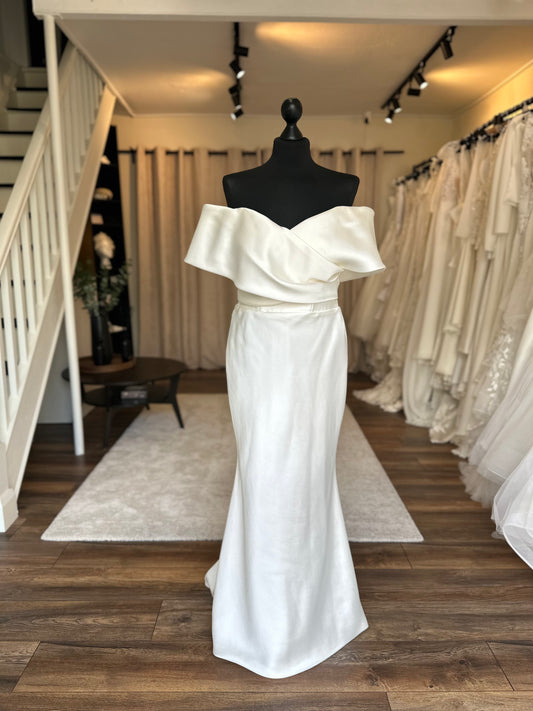 Eva Lendel - Jess + Overskirt - Bridal size 8