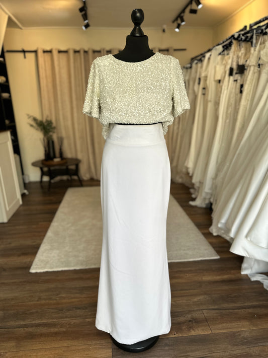 Covet - Bespoke Sequin Top - Size 10